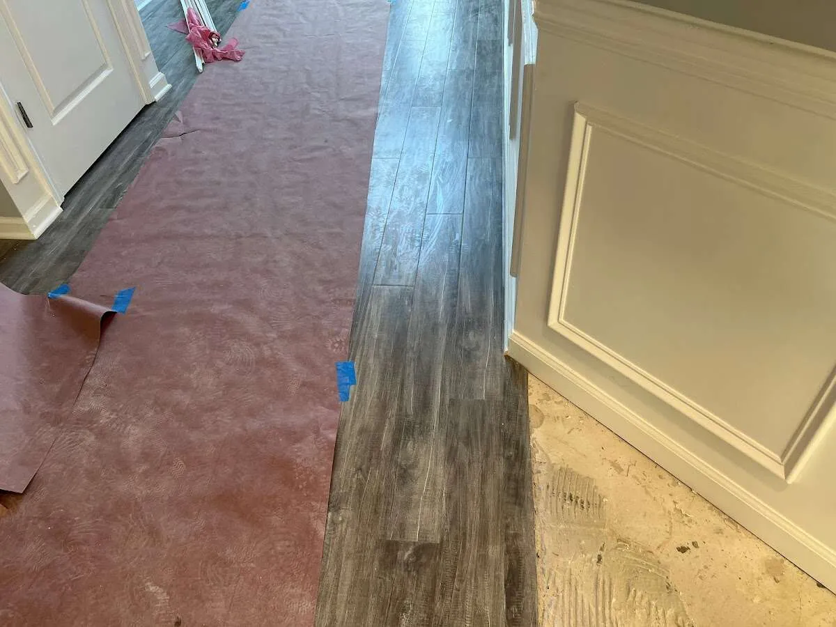 Completed marble shower restoration in Ward